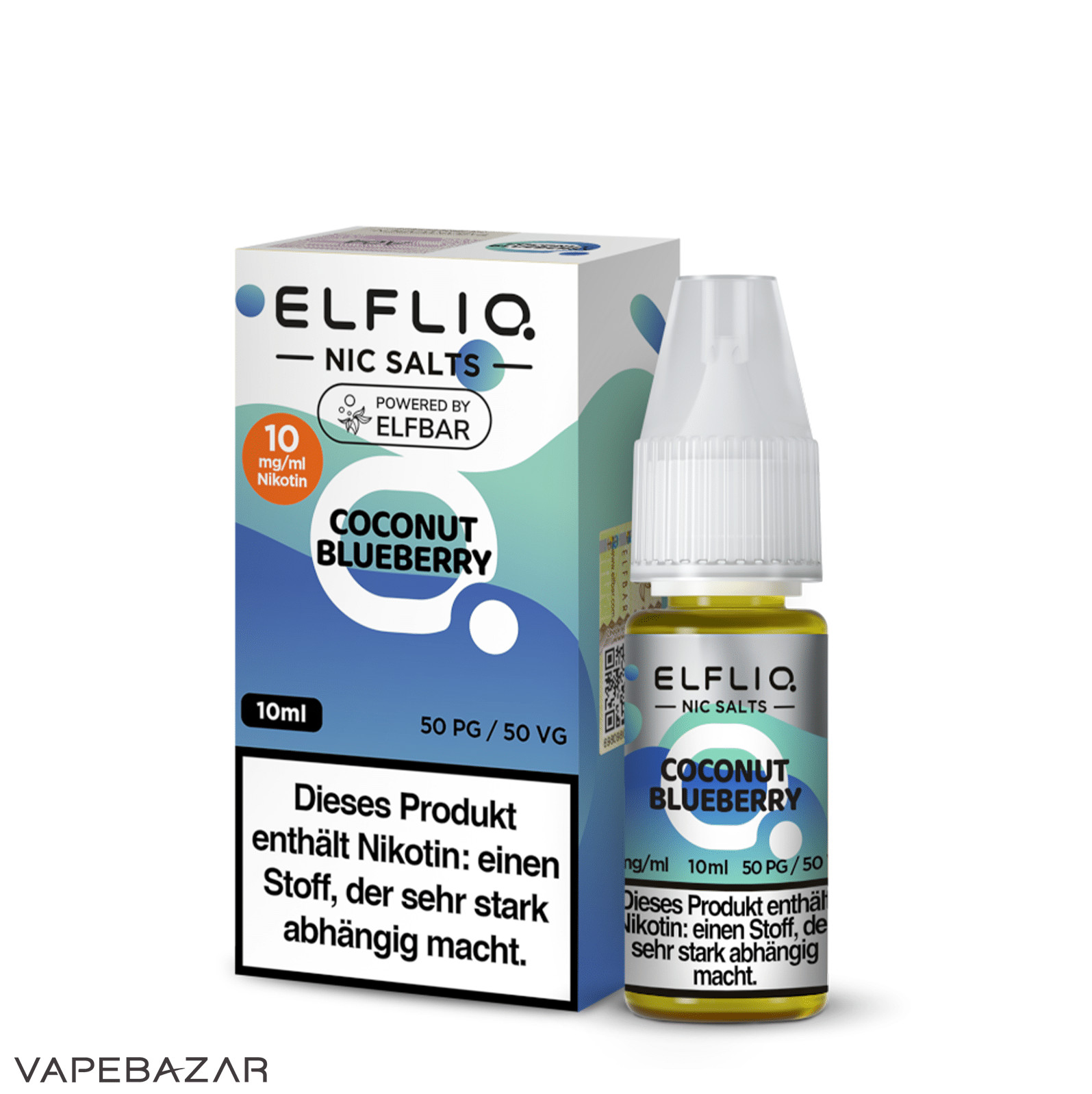 Elfliq Nic Salts Cococnut Blueberry 10mg 3 | Vapebazar Elfliq Nikotinsalz Liquid – Frozen Berries 20Mg/Ml Nikotin