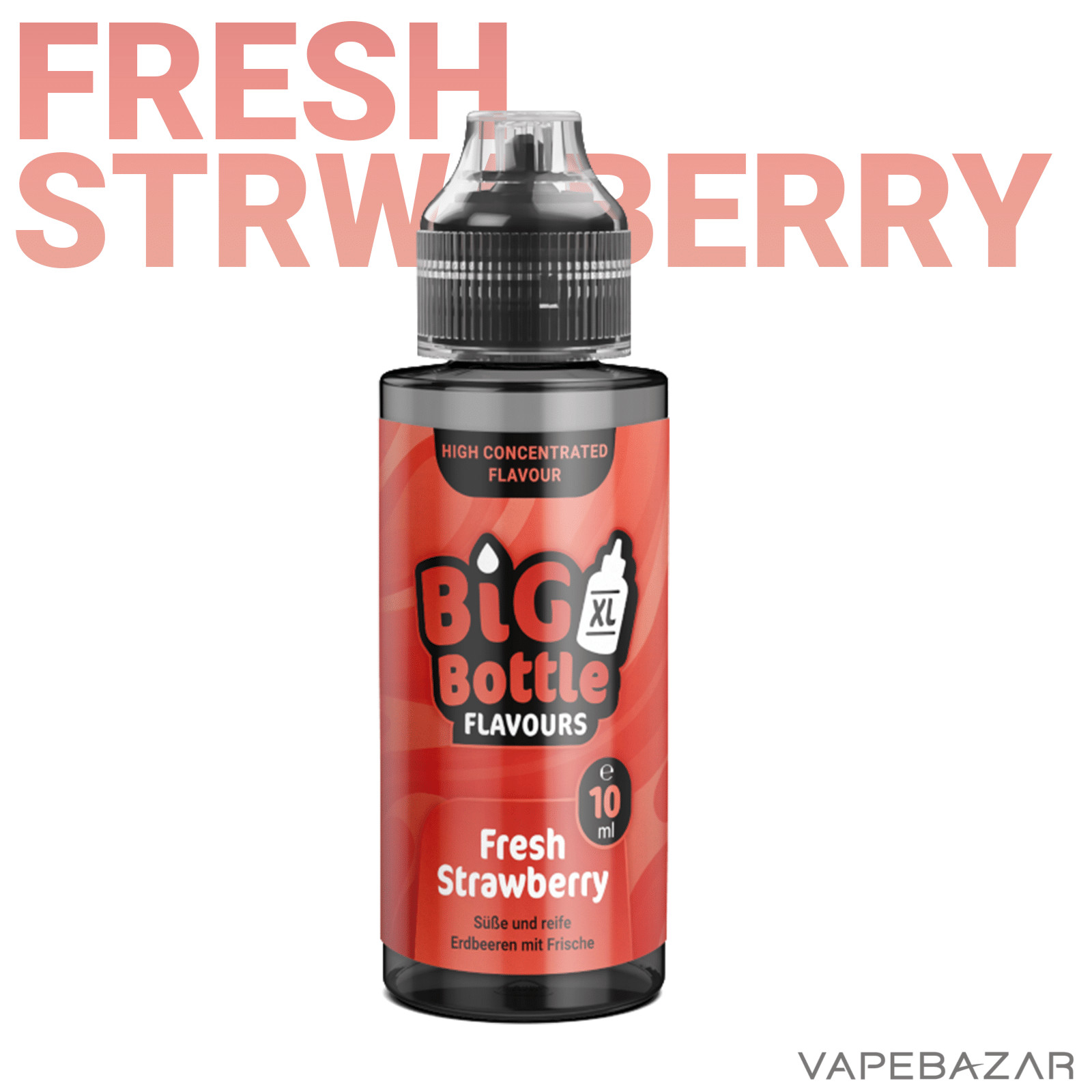 FreshStrawberry2 | Vapebazar Big Bottle - Einfach Fruchtig Frisch