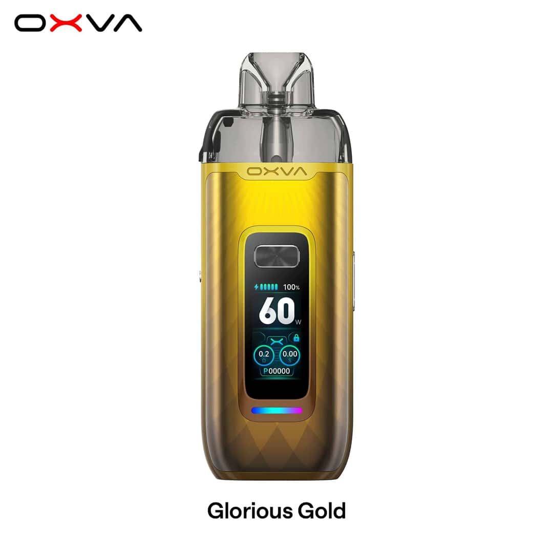Glorious Gold01 | Vapebazar Oxva Vprime Pod Kit - Blue Leather