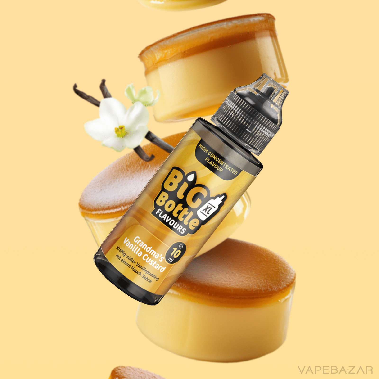 GrandmasVanillaCustard | Vapebazar Big Bottle - Einfach Fruchtig Frisch
