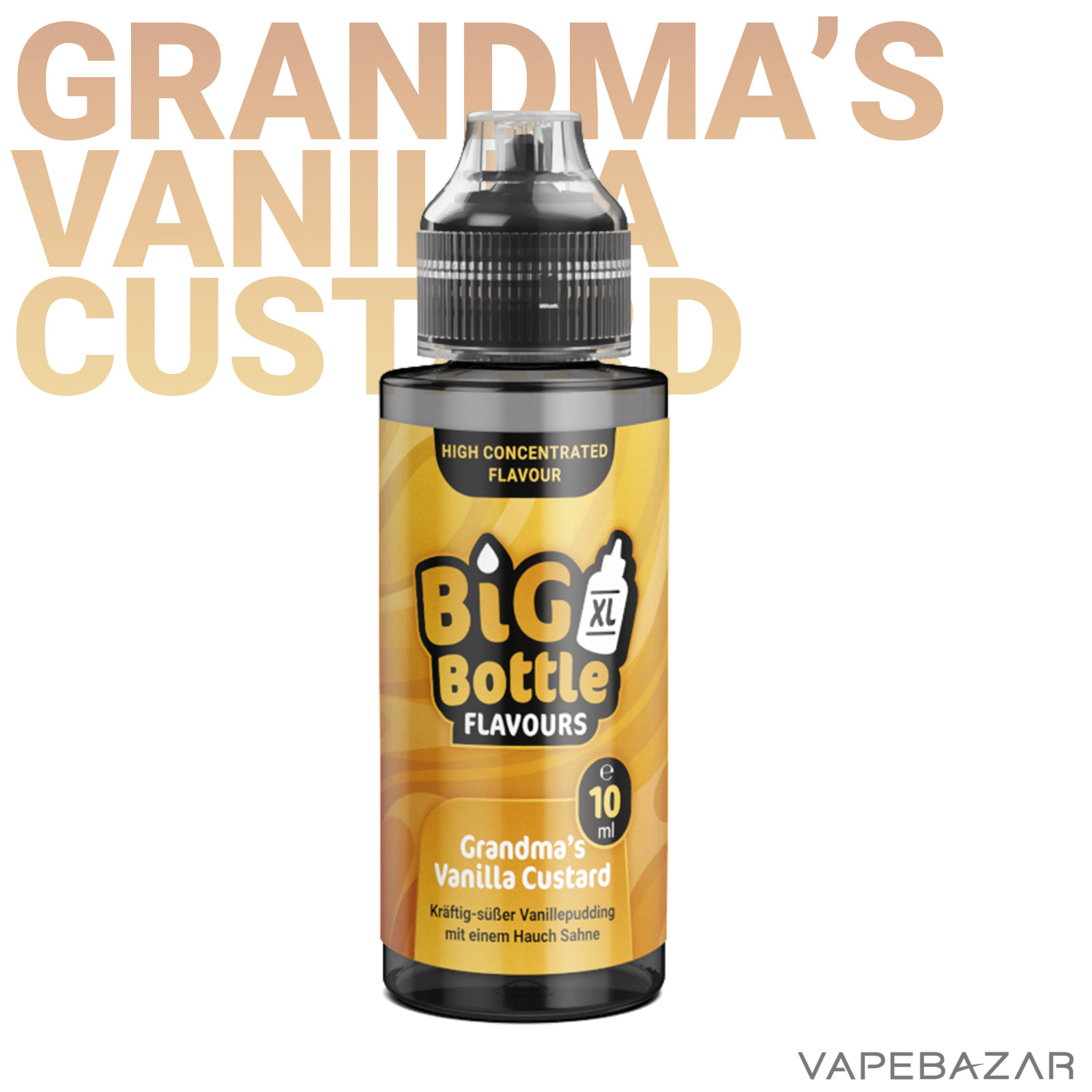 GrandmasVanillaCustard2 | Vapebazar Big Bottle - Einfach Fruchtig Frisch