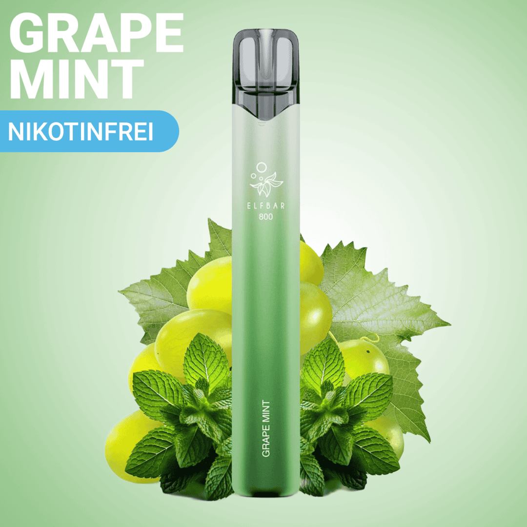 Grape Mint Nikotinfrei Elfbar 800 | Vapebazar Grape Mint Nikotinfrei Elf Bar 800