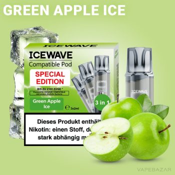 Icewave Pod - Green Apple Ice