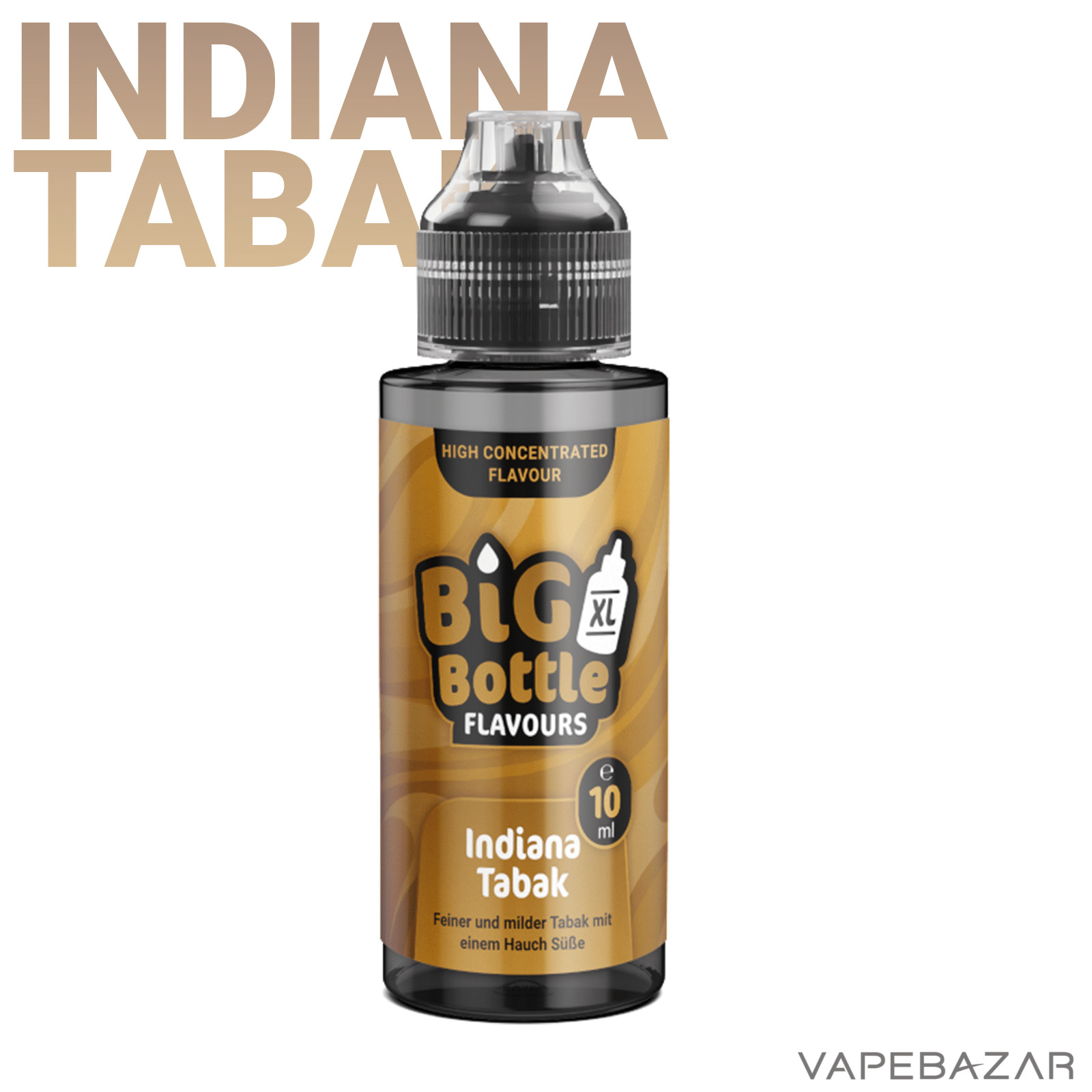 IndianaTabak2 | Vapebazar Big Bottle - Einfach Fruchtig Frisch