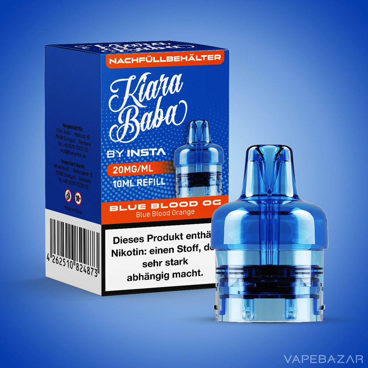 Kiara Baba Blue Blood Og 2 | Vapebazar Kiara Baba Vape Pod - Blue Blood Og