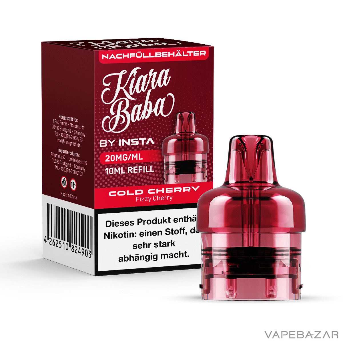Kiara Baba Cold Cherry 3 | Vapebazar Kiara Baba Vape Pod - Cold Cherry