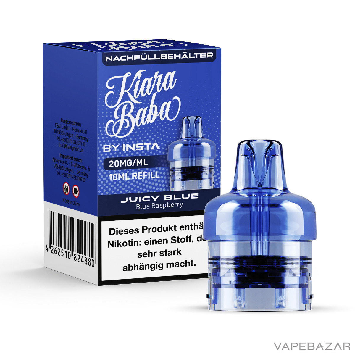 Kiara Baba Juicy Blue 3 | Vapebazar Kiara Baba Vape Pod - Juicy Blue – Bild 3