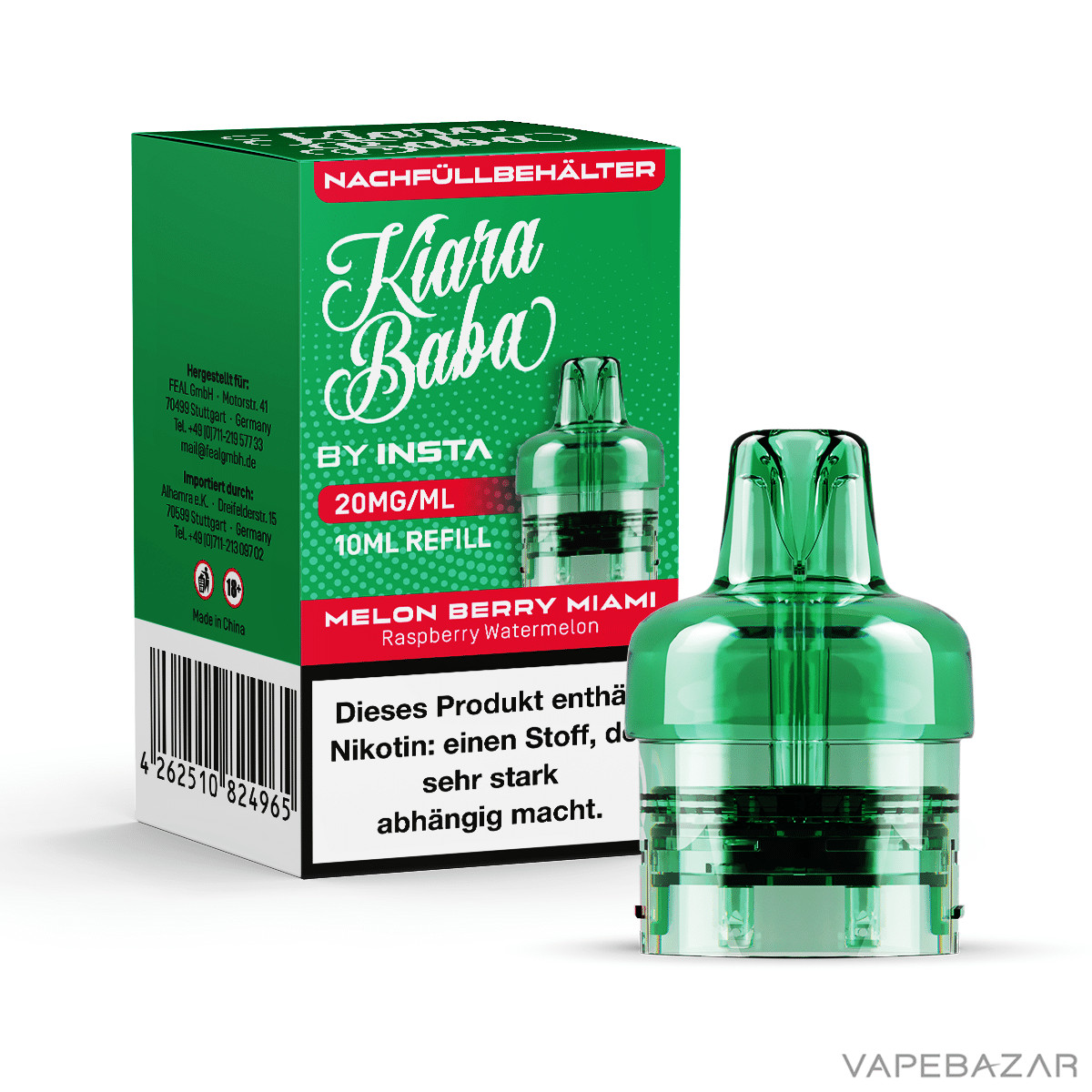Kiara Baba Melon Berry Miami 3 | Vapebazar Kiara Baba Vape Pod - Melon Berry Miami