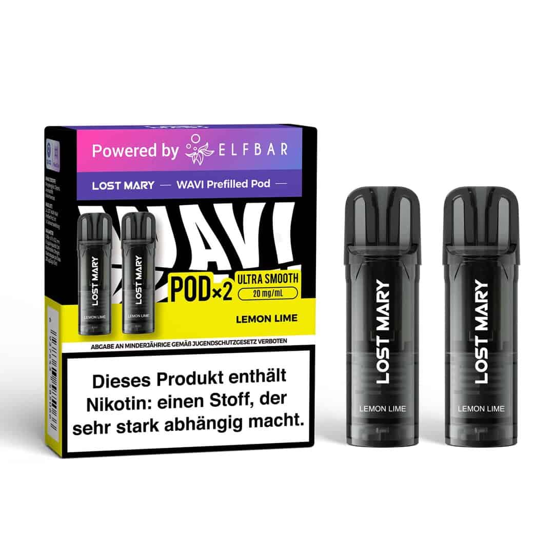 Lemon Lime | Vapebazar Elfbar Lost Mary Wavi - Prefilled Pod - Lemon Lime