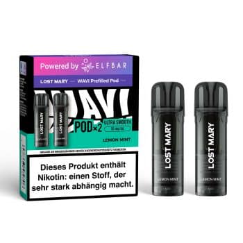 Elfbar Lost Mary WAVI - Prefilled Pod - Lemon Mint