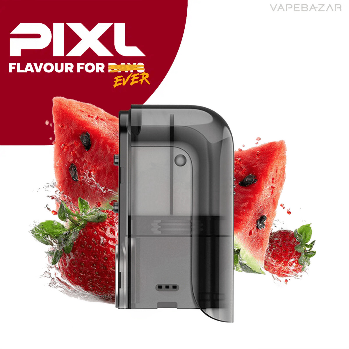 Pixl Max 20k Strawberry Watermelon | Vapebazar Pixl Max 20K Refill Container Strawberry Watermelon