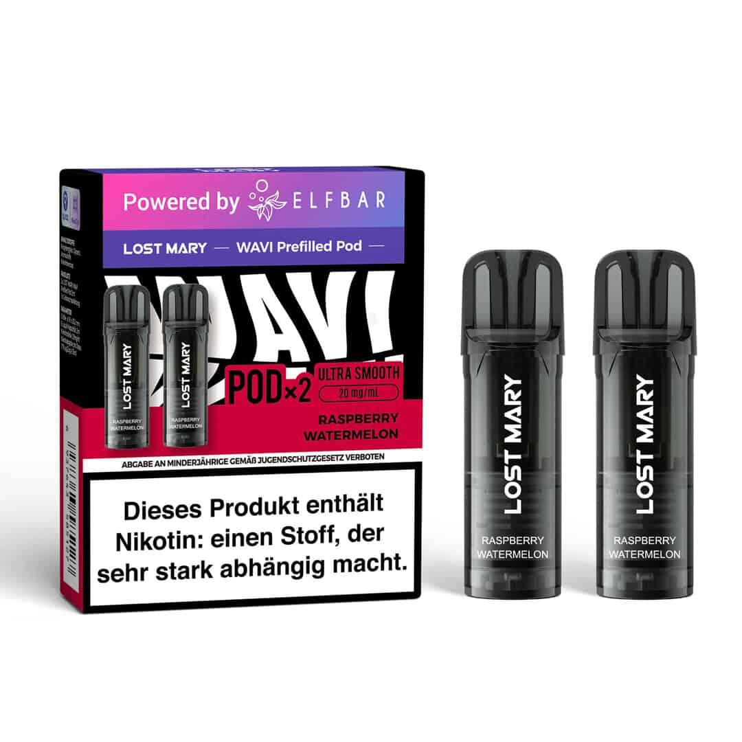 Raspberry Watermelon | Vapebazar Elfbar Lost Mary Wavi - Prefilled Pod - Raspberry Watermelon