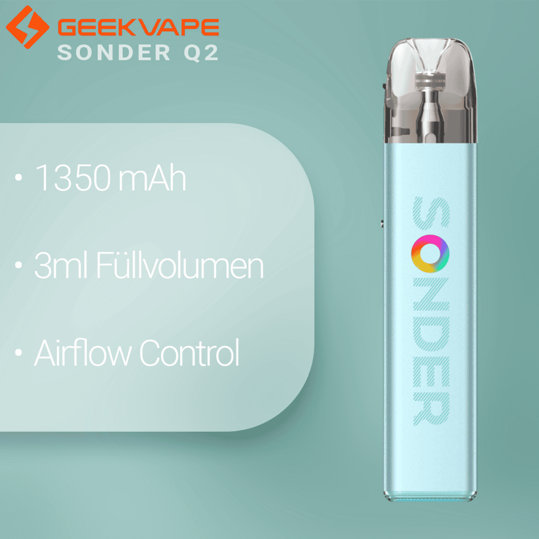 Sonder Q2 Misty Blue 2 | Vapebazar Geekvape - Sonder Q2 Kit - Misty Blue