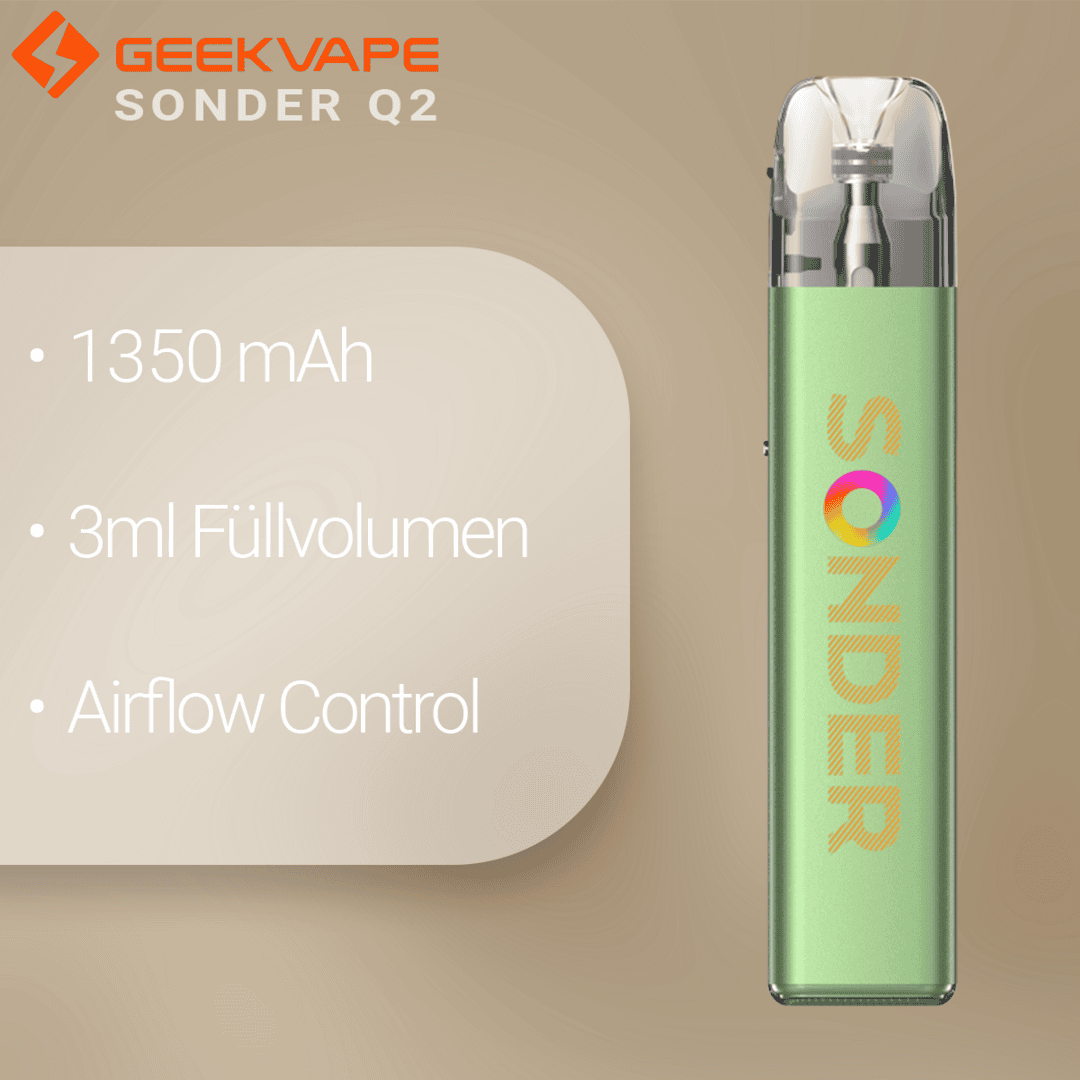 Sonder Q2 Olive Green 2 | Vapebazar Geekvape - Sonder Q2 Kit - Olive Green