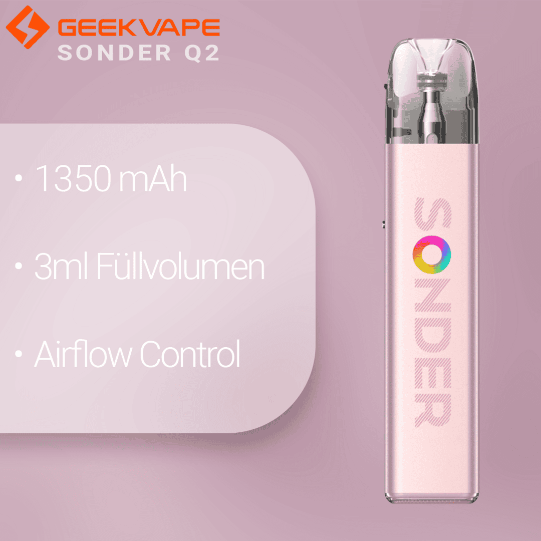 Sonder Q2 Sakura Pink 2 | Vapebazar Geekvape - Sonder Q2 Kit - Sakura Pink