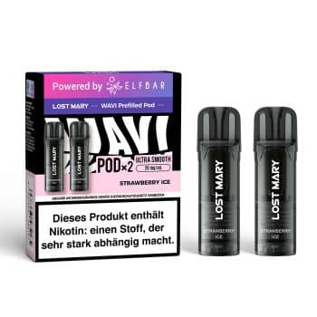Elfbar Lost Mary WAVI - Prefilled Pod - Strawberry Ice