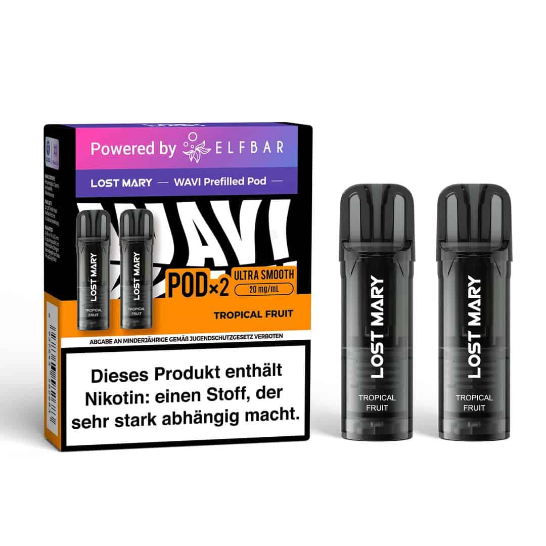 Tropical Fruit | Vapebazar Elfbar Lost Mary Wavi - Prefilled Pod - Tropical Fruit