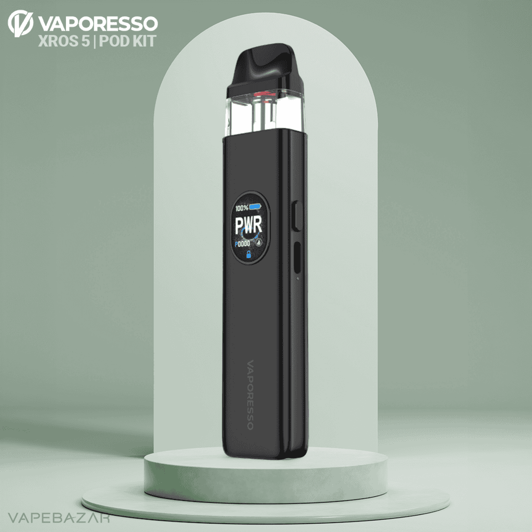 Vaporesso Xros 5 Pod Kit Black | Vapebazar Vaporesso Xros 5 Pod Kit - Black