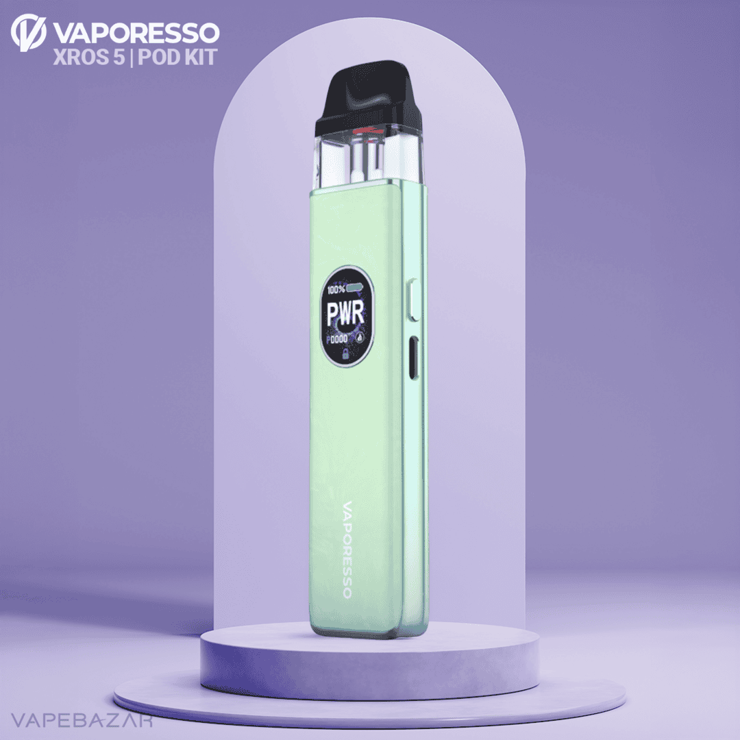Vaporesso Xros 5 Pod Kit Jade | Vapebazar Vaporesso Xros 5 Pod Kit - Jade