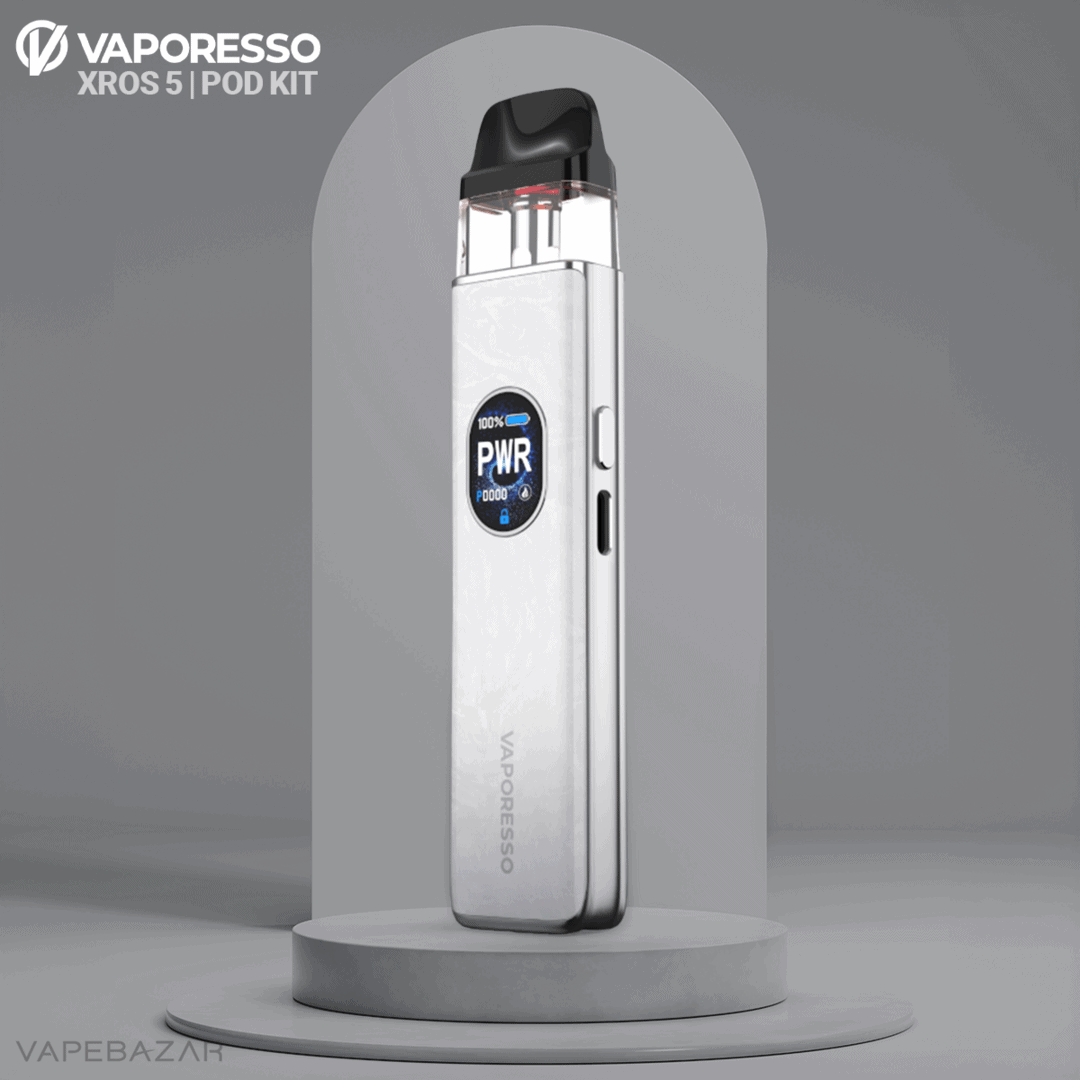 Vaporesso Xros 5 Pod Kit Opal White | Vapebazar Vaporesso Xros 5 Pod Kit - Opal White