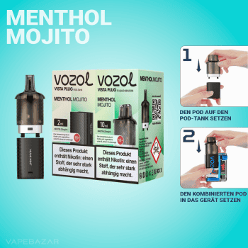 Vozol Vista Plug - Menthol Mojito Starter Kit