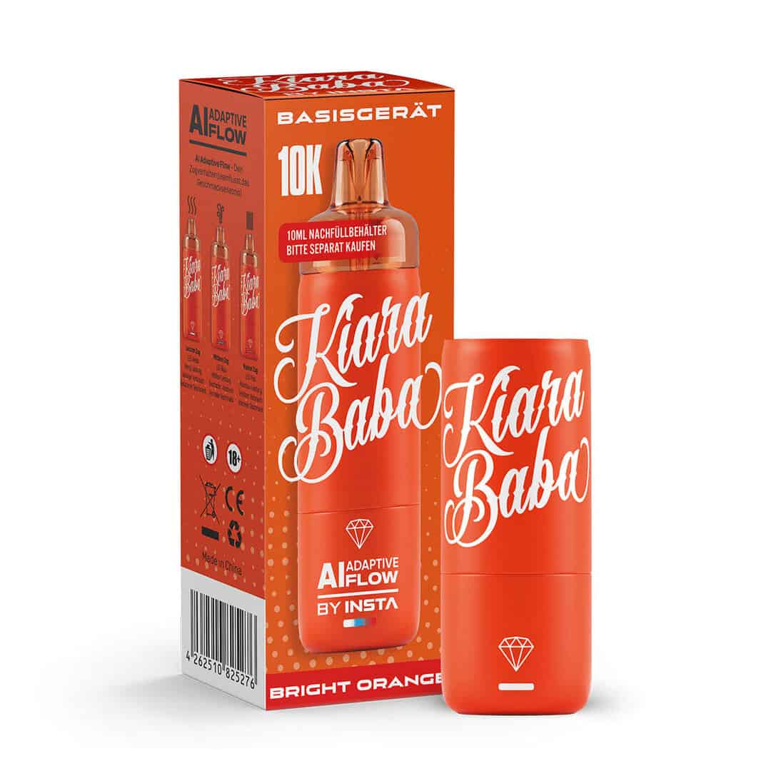 | Vapebazar Kiara Baba Vape Akku - Bright Orange