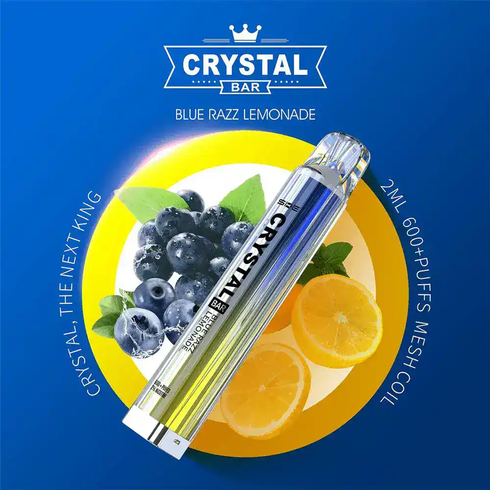 ske crystal bar blue razz | Vapebazar Ske Crystal Bar 600