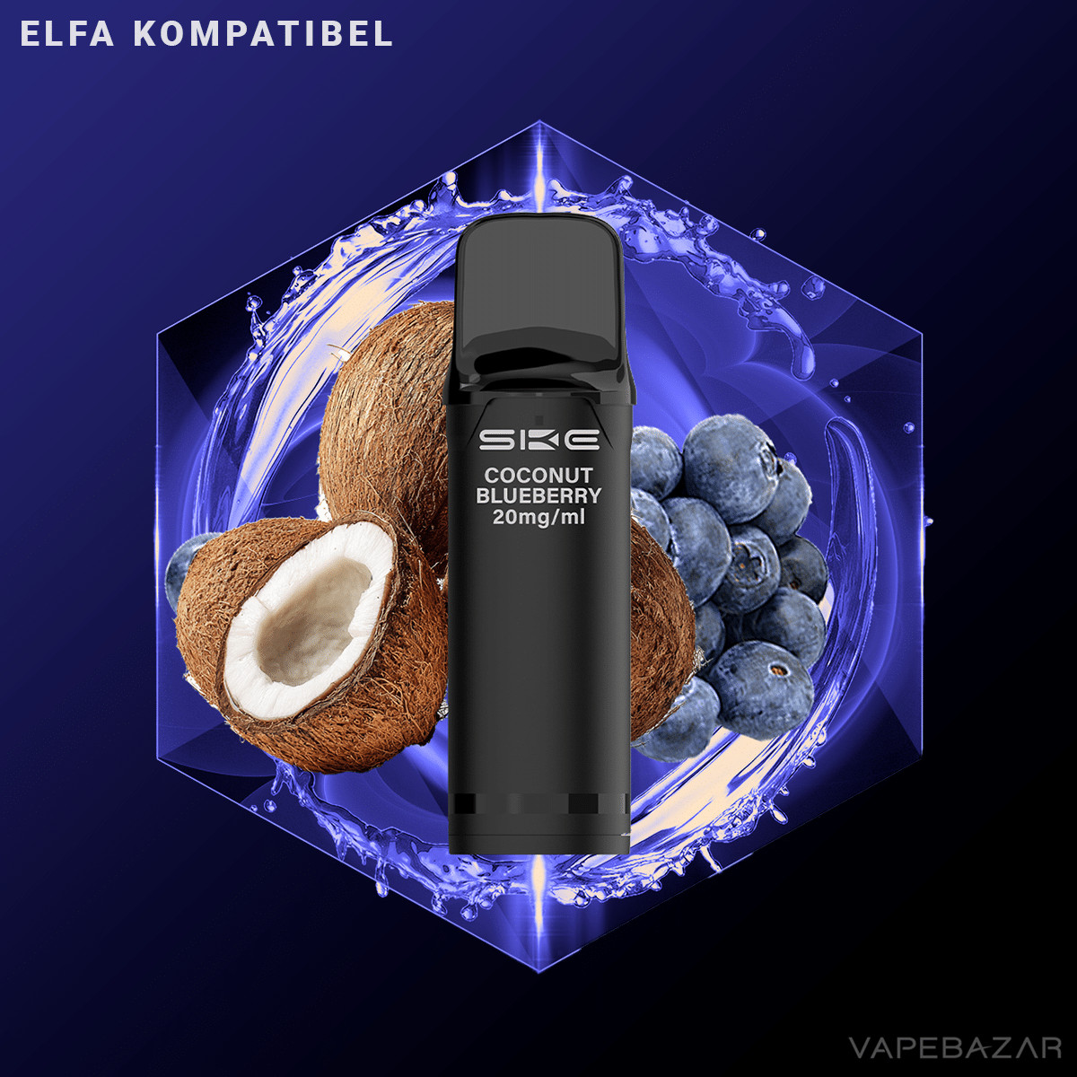 SKE CRYSTAL Pro 800 Coconut Blueberry | Vapebazar Ske Crystal 800 Pro - Coconut Blueberry