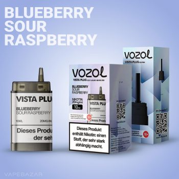 Vozol Vista Plug EZ Pod Set - Blueberry Sour Raspberry