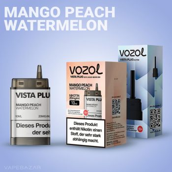Vozol Vista Plug EZ Pod Set - Mango Peach Watermelon