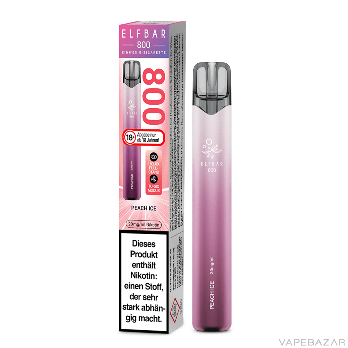 Elfbar 800 Peach Ice 3 | Vapebazar Elf Bar 800 - Peach Ice