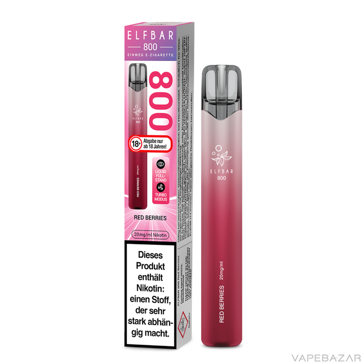 Elfbar 800 Red Berries 3 | Vapebazar Elf Bar 800 - Red Berries