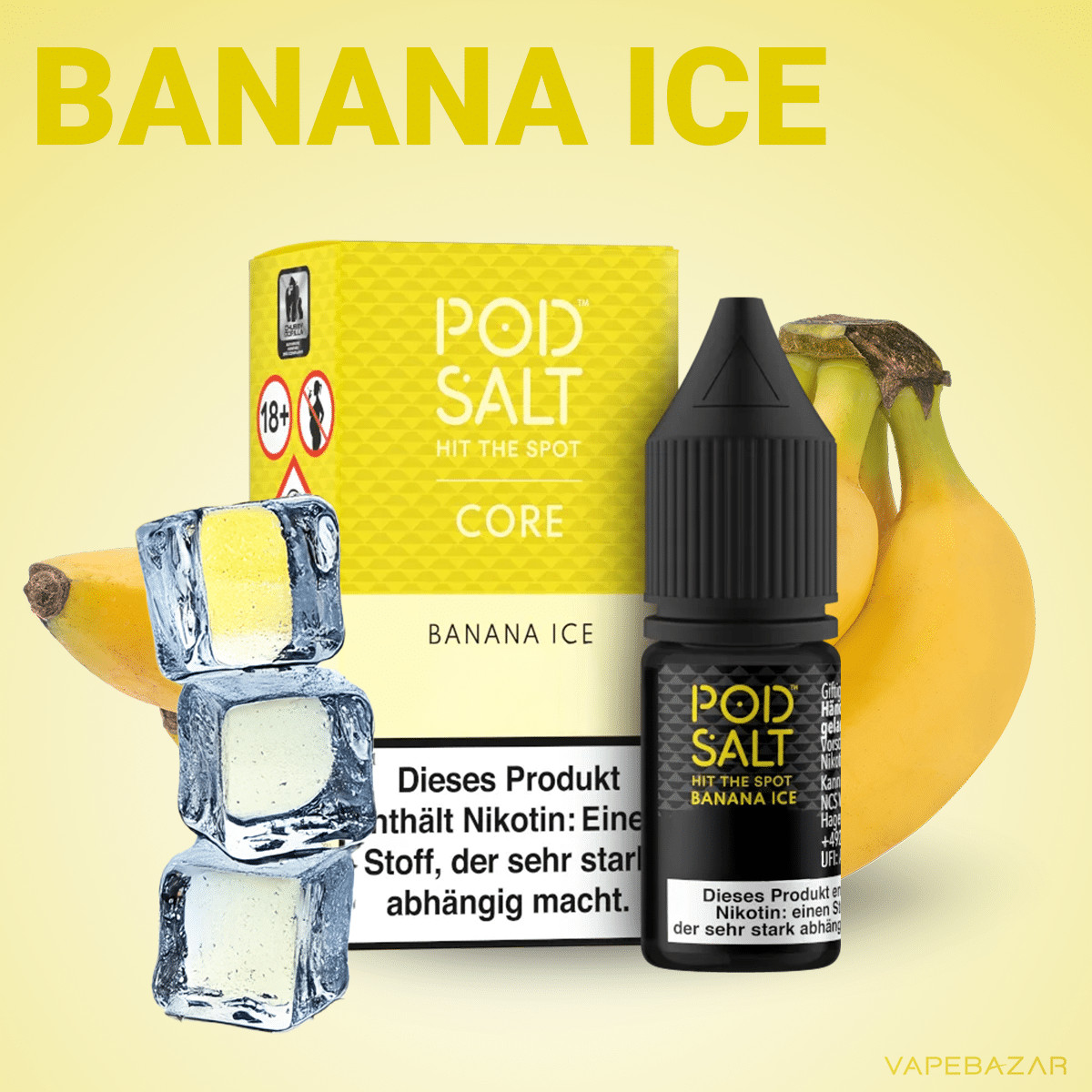 Pod Salt Core Banana Ice | Vapebazar Podsalt Core - Banana Ice