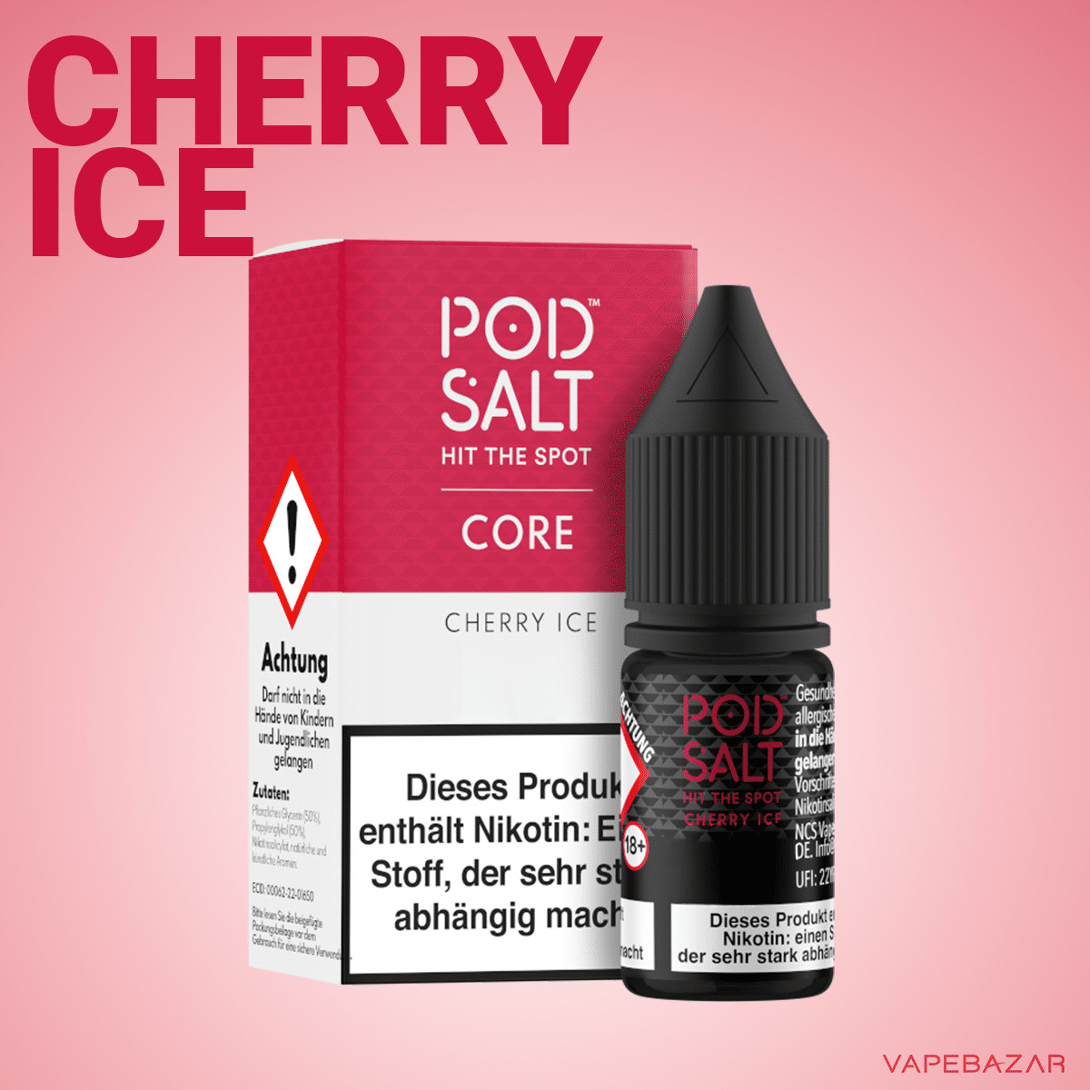 Pod Salt Core Cherry Ice 2 | Vapebazar Podsalt Core - Cherry Ice