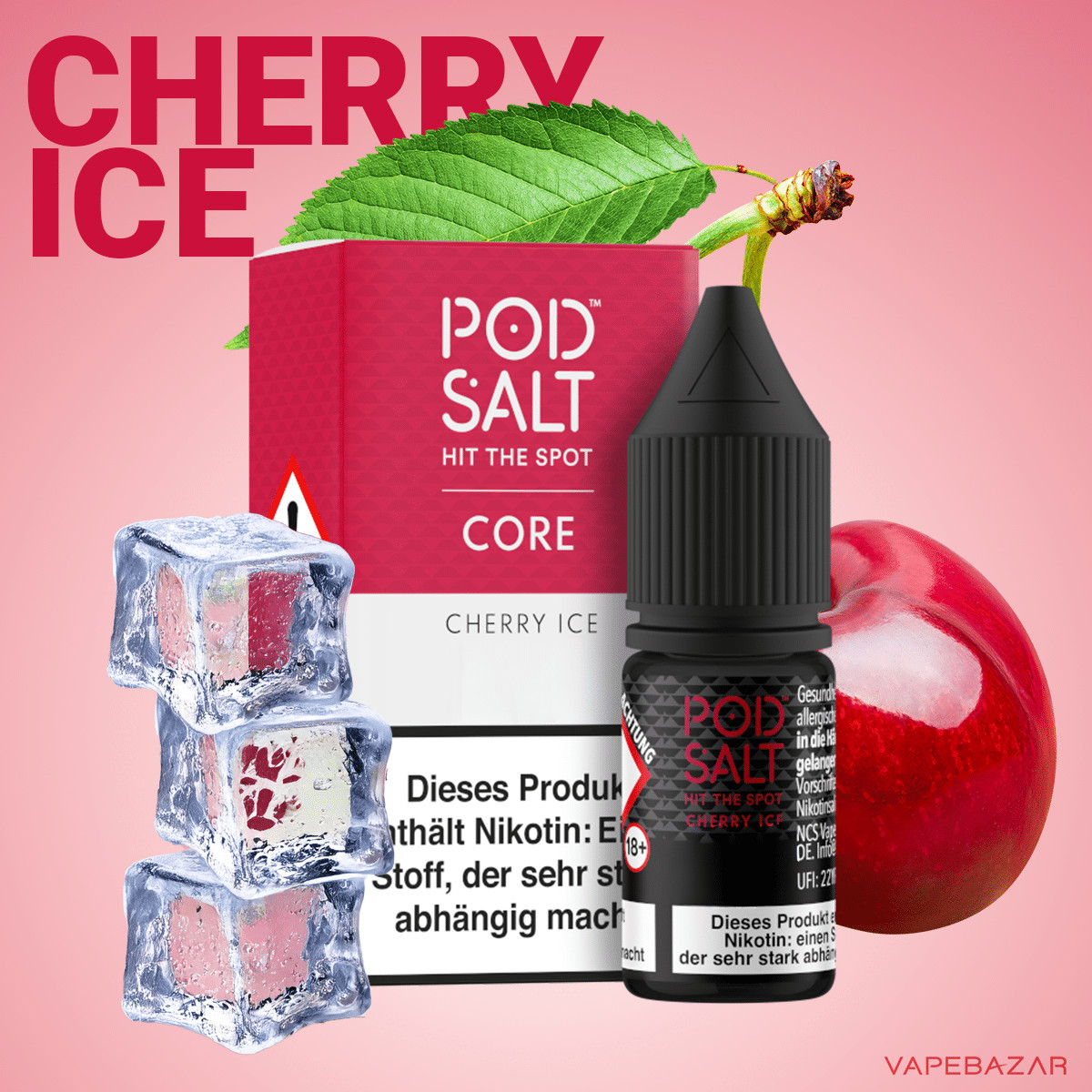 Pod Salt Core Cherry Ice | Vapebazar Podsalt Core - Cherry Ice