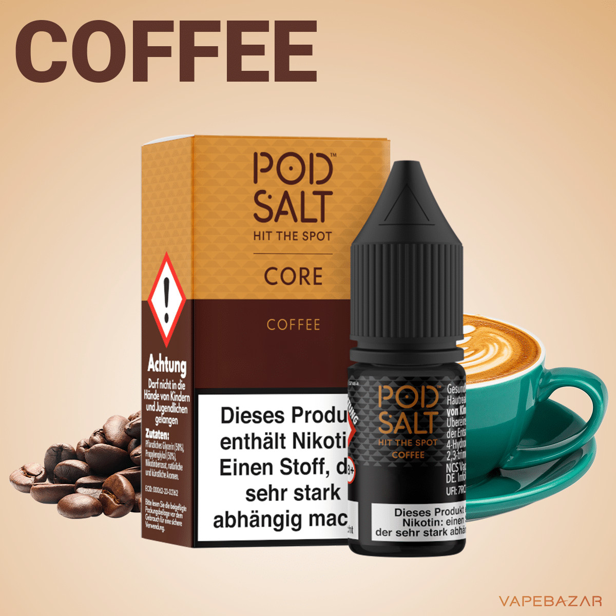 Pod Salt Core Coffee | Vapebazar Pod Salt Core - Coffee