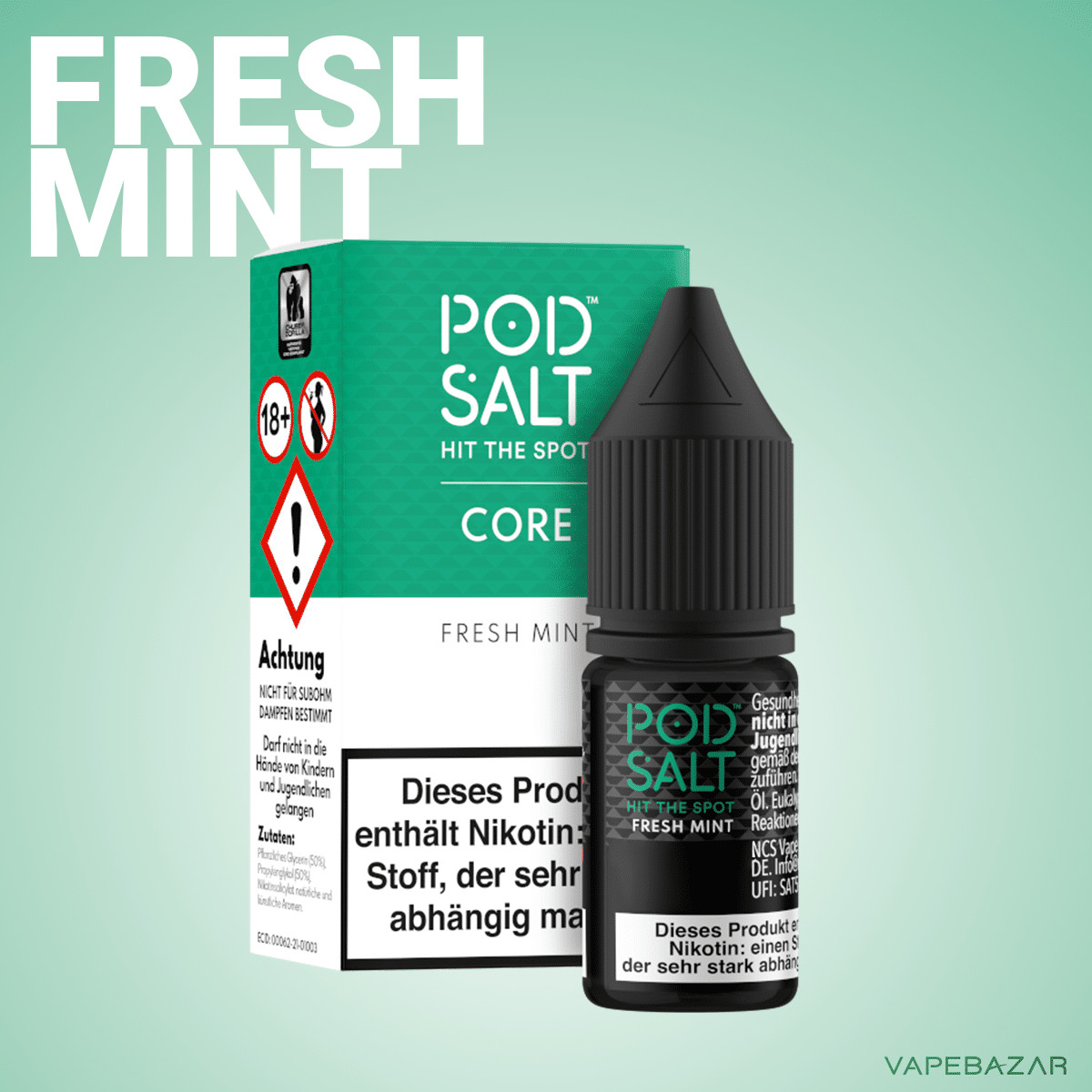 Pod Salt Core Fresh Mint 2 | Vapebazar Podsalt Core - Fresh Mint