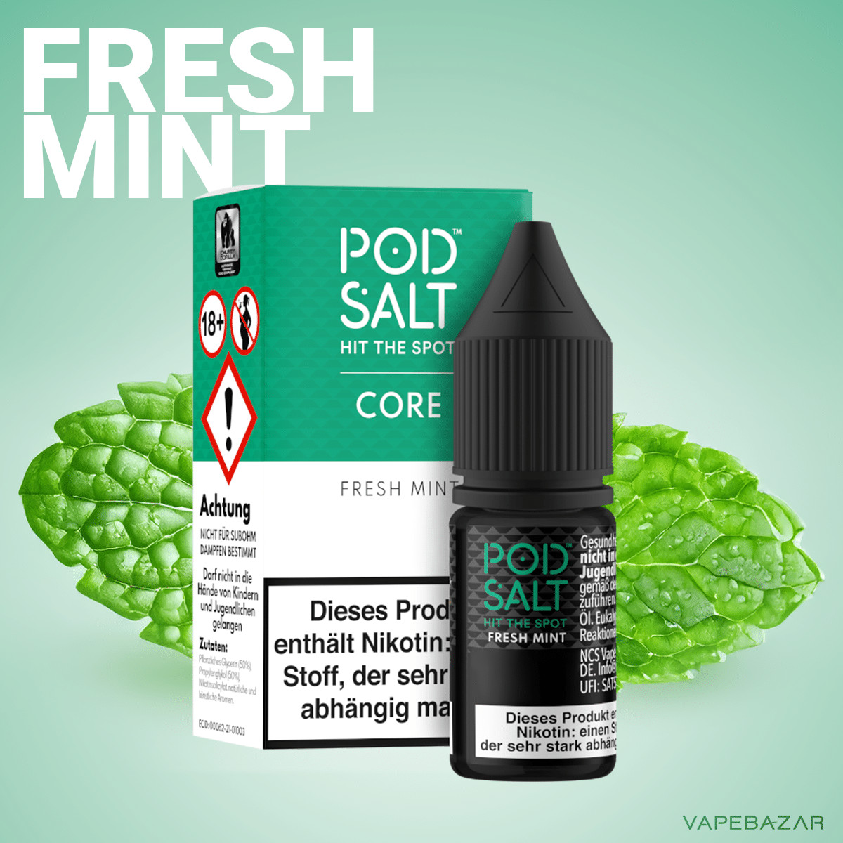 Pod Salt Core Fresh Mint | Vapebazar Podsalt Core - Fresh Mint