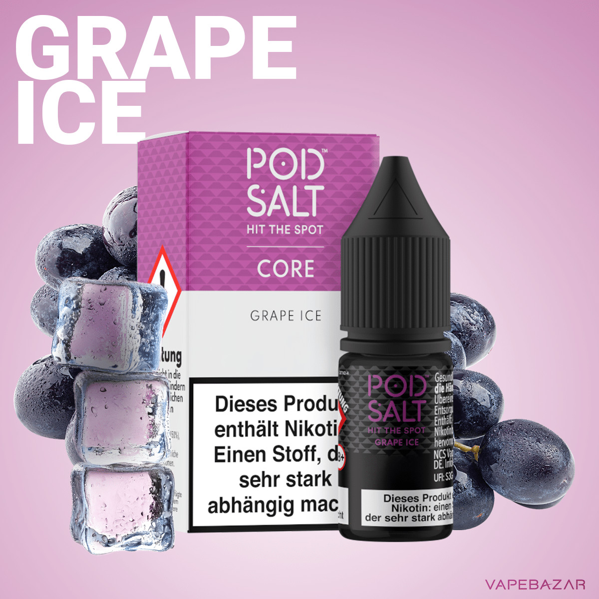 Pod Salt Core Grape Ice | Vapebazar Podsalt Core - Grape Ice