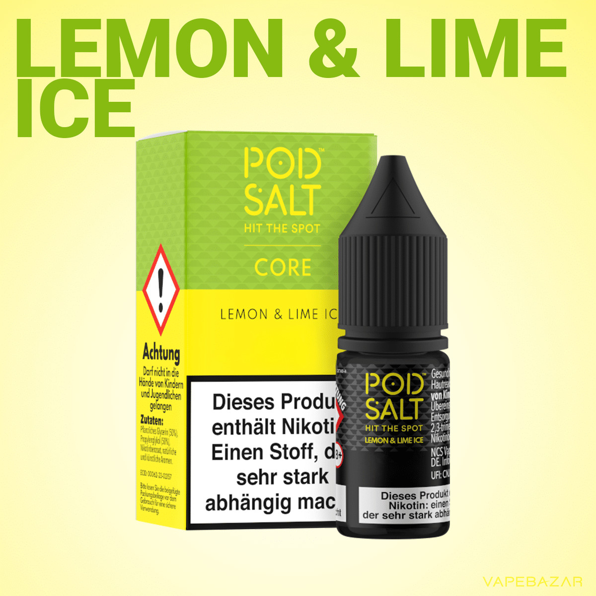 Pod Salt Core Lemon Lime Ice 2 | Vapebazar Podsalt Core - Lemon &Amp; Lime Ice