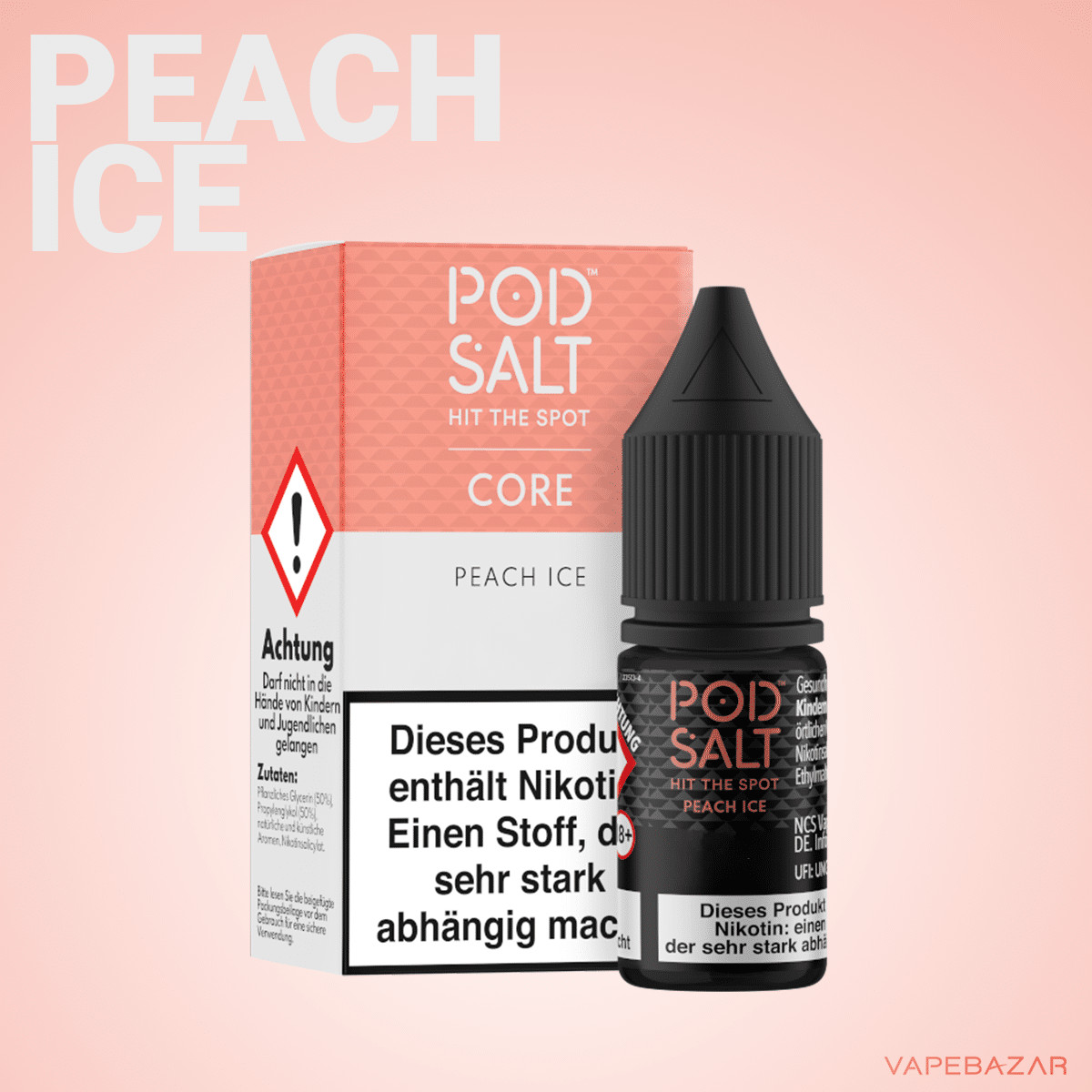 Pod Salt Core Peach Ice 2 | Vapebazar Podsalt Core - Peach Ice – Bild 2