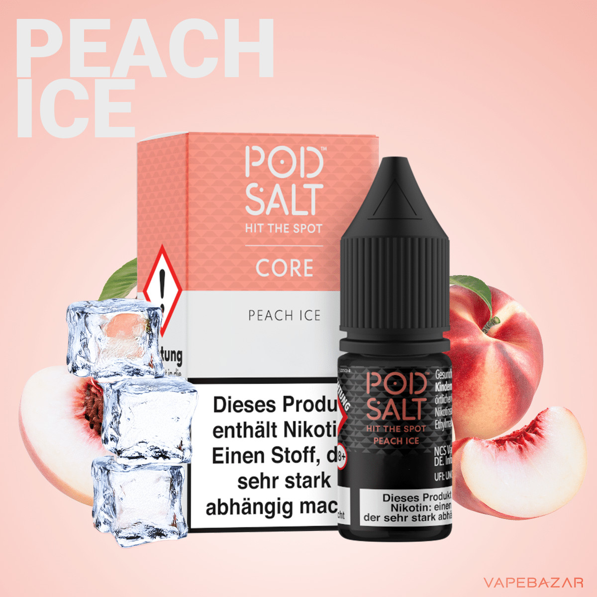 Pod Salt Core Peach Ice | Vapebazar Podsalt Core - Peach Ice