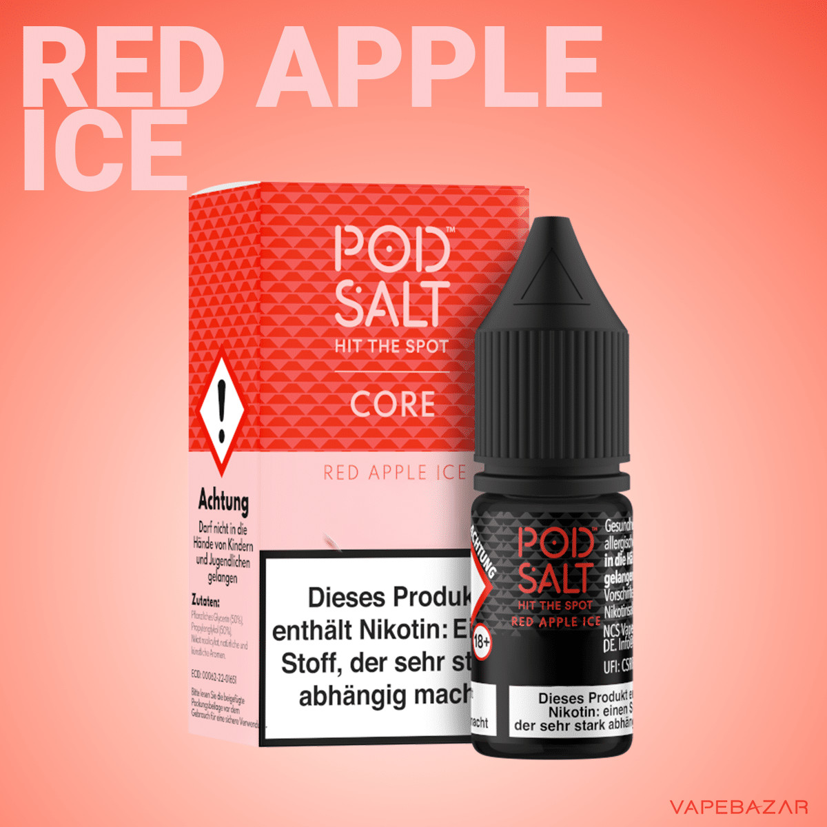 Pod Salt Core Red Apple Ice 2 | Vapebazar Podsalt Core - Red Apple Ice