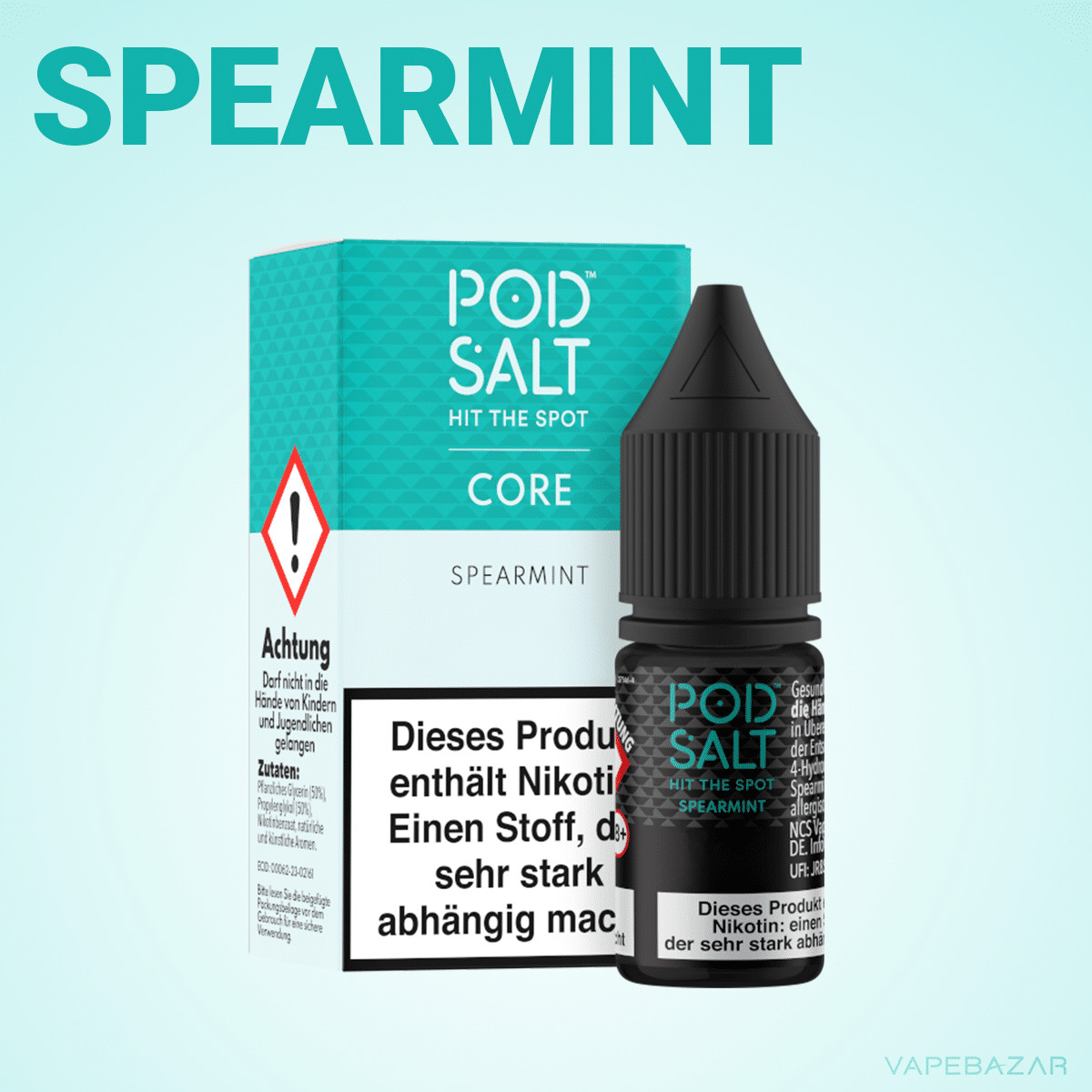 Pod Salt Core Spearmint 2 | Vapebazar Podsalt Core - Spearmint