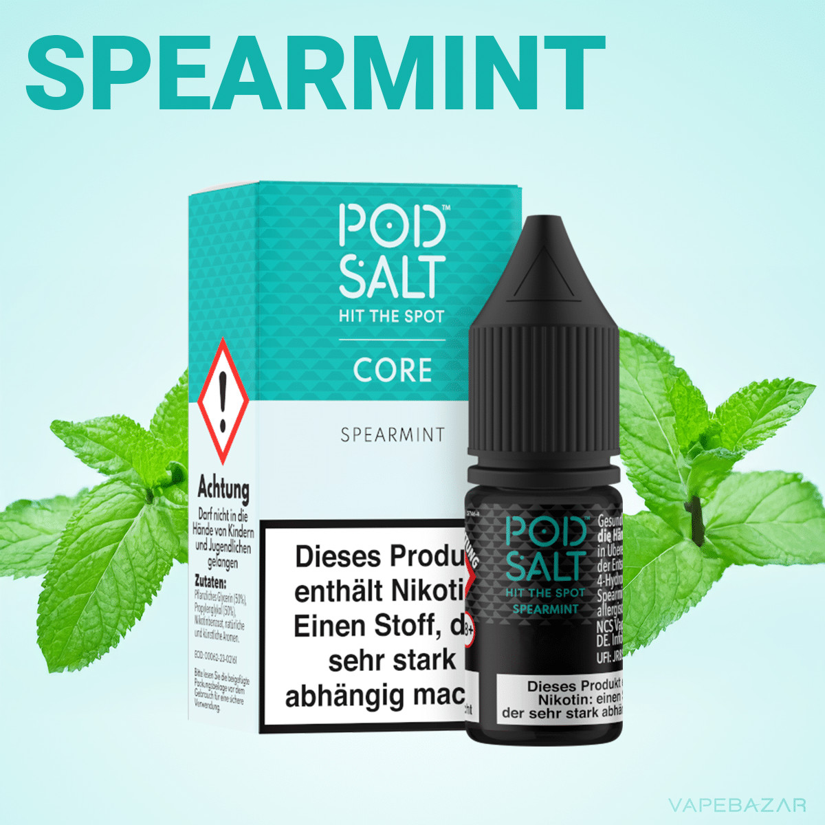 Pod Salt Core Spearmint | Vapebazar Pod Salt Core - Spearmint