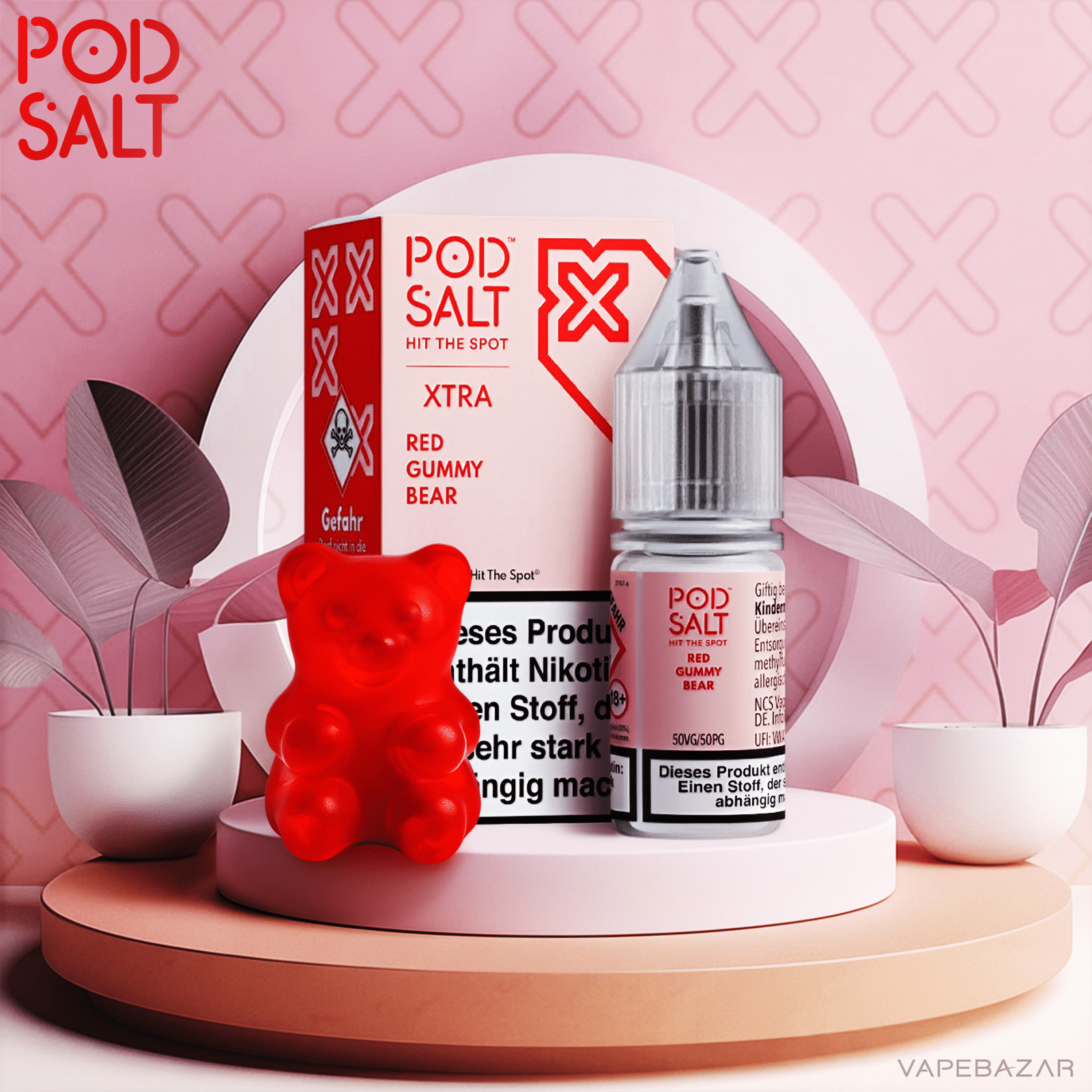 Pod Salt X Red Gummy Bear | Vapebazar Pod Salt X Red Gummy Bear