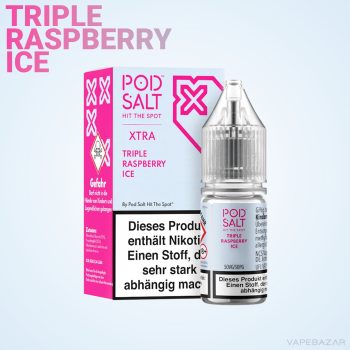 Pod Salt X Nikotinsalz Liquid - Triple Raspberry Ice