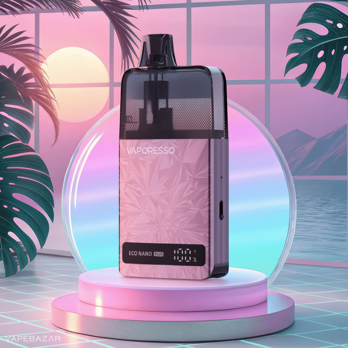 Vaporesso Eco Nano Plus Coral Pink | Vapebazar Vaporesso Eco Nano Plus - Coral Pink