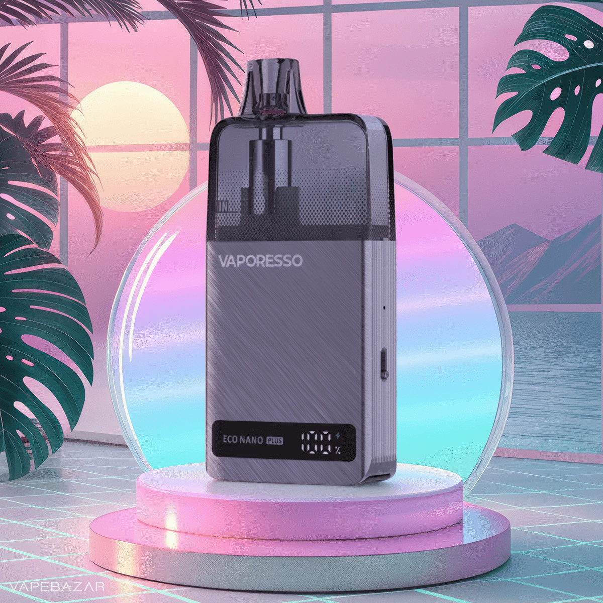 Vaporesso Eco Nano Plus Space Silver | Vapebazar Vaporesso Eco Nano Plus - Space Silver