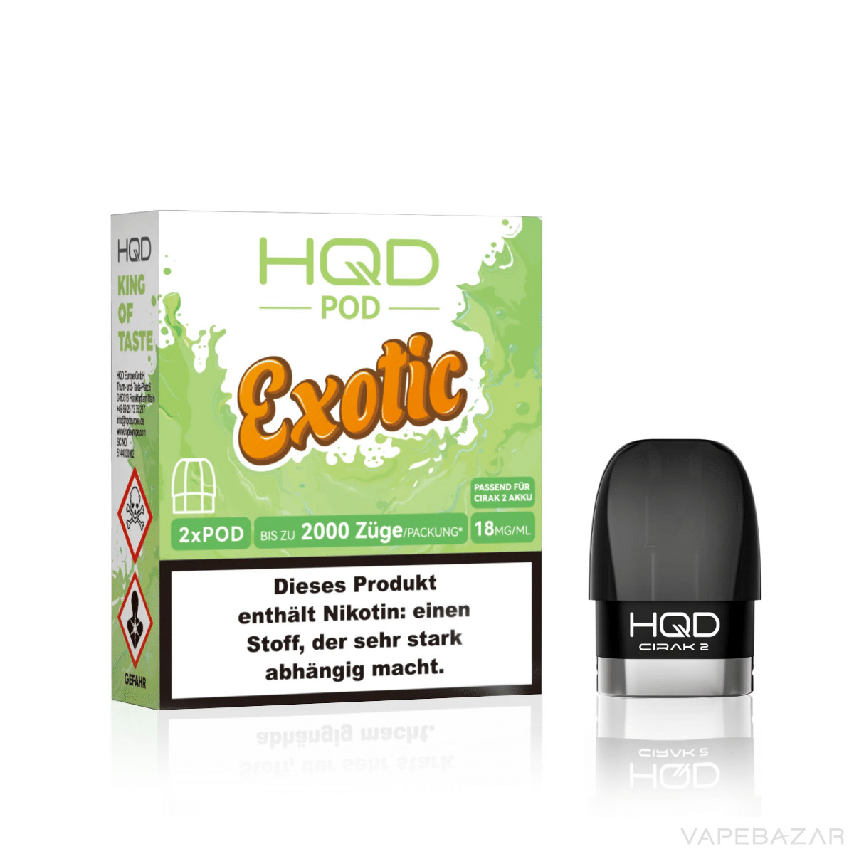 Hqd Pod 2 Exotic 3 | Vapebazar Hqd Cirak 2 Pods - Pineapple